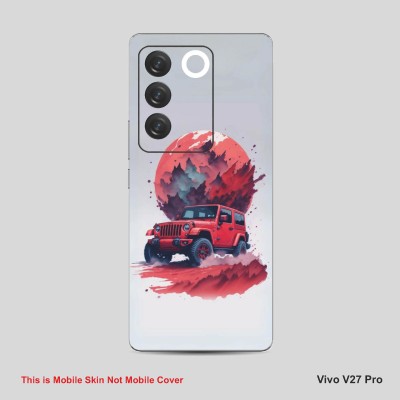 VYBE The Smart Choice Vivo V27 Pro Art Mobile Skin Mobile Skin(Silver Grey A37)