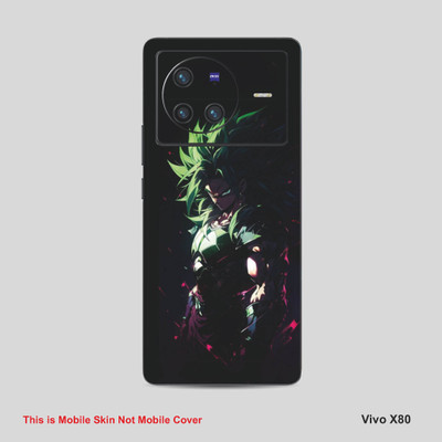 VYBE The Smart Choice Vivo X80 Goku Mobile Skin Mobile Skin(Olive Green A9)