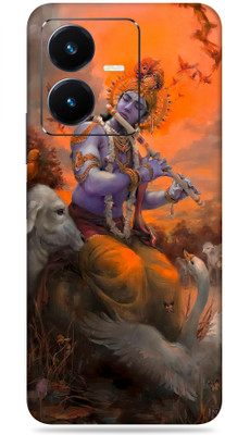 SkinoMania Vivo Y22 Mobile Skin(Multicolor Madhur-Krishna)