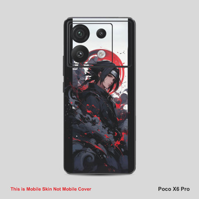 VYBE The Smart Choice Poco X6 Pro Naruto Mobile Skin Mobile Skin(White Grey B24)