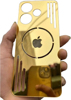MOBIFONIC TECNO SPARK GO 2024 Gold Mirror Finish Back Panel Mobile Skin(Gold)