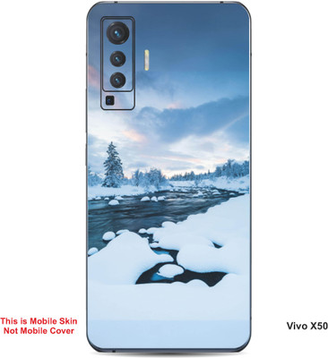 VYBE The Smart Choice Vivo X50 Naturel Mobile Skin(Celestial Blue 8)