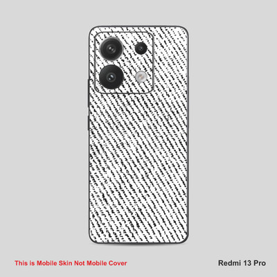 VYBE The Smart Choice Redmi 13 Pro Pattern Mobile Skin Mobile Skin(Multi Colour U2)