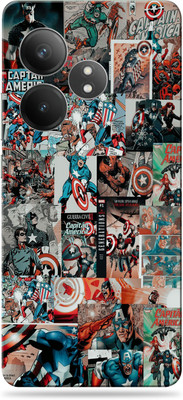 SkinoMania Realme GT 6T Mobile Skin(Captain America Poster)
