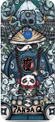 WeCre8 Skin's Moto G Play Mobile Skin(Ninja-Panda Multicolor Mobile Skin)