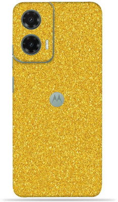 OggyBaba OggyBaba Moto G35 5g Mobile Skin(Golden-Gliter)