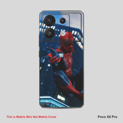 VYBE The Smart Choice Poco X6 Pro Naruto Mobile Skin Mobile Skin(Dark Lavender A16)