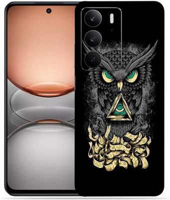 OggyBaba OggyBaba Realme C75 Mobile Skin(Black- Angry -Owl)
