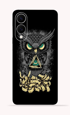 OggyBaba Samsung S25 edge 5g Mobile Skin(Black Angry Owl)