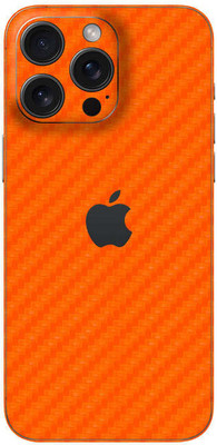 Xskin iphone 15 Pro Max Mobile Skin(Orange Carbon)
