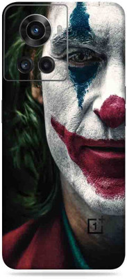 SkinoMania Oneplus 10R-5G Mobile Skin(Multicolor Half Joker)