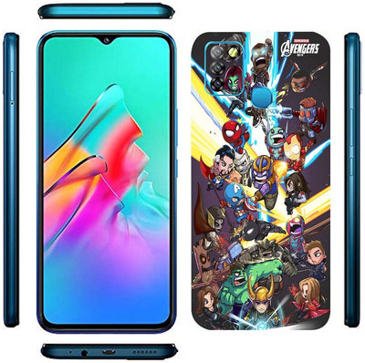BugguSkin Infinix Smart 5 Mobile Skin(Superr Multicolor Skin With HiighQuality Matte Finish...0.)
