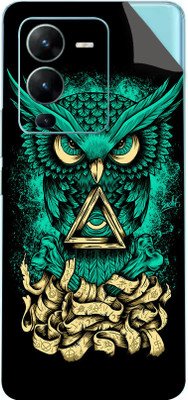 BugguSkin VIVO V25 PRO 5G Mobile Skin(Ultra Super Angry owl Skin With High Matte Finish.)