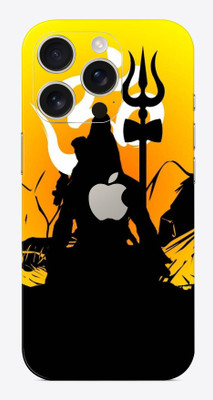 SkinoMania iPhone 16 Pro Premium Vinyl Mobile Skin (Multicolor) Mobile Skin(Om-Shiva)
