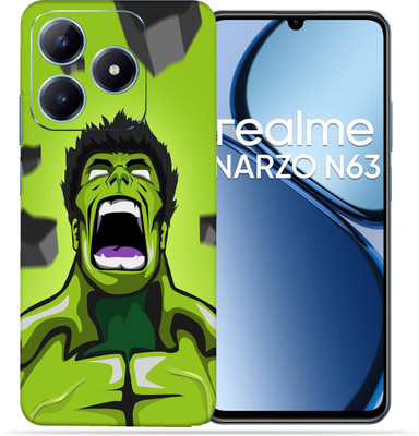 OggyBaba OggyBaba Realme Narzo N63 Mobile Skin(Green Hulk)