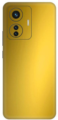 Vcare GadGets iQOO Z6 Pro 5G Metallic Gold Shining Back Side Premium Mobile Skin(Metallic Gold Shining)