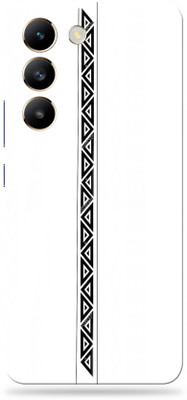 SkinoMania vivo t3 5g Ultra Premium Vinyl Mobile Skin (Multicolor) Mobile Skin(simple-line)