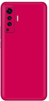 Vcare GadGets Vivo X50 Mobile Skin(Matte Pink)