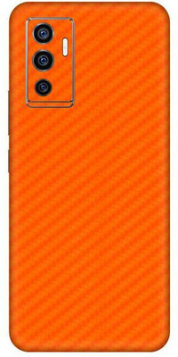 Vcare GadGets V23e 5G Mobile Skin(Fiber Carbon Orange)