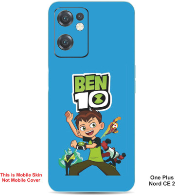 VYBE The Smart Choice One Plus Nord CE 2 Ben 10 Embossed Mobile Skin(Curious Blue 33)