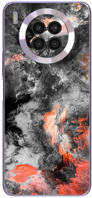 FCS Huawei nova 8i Printed Back skin Mobile Skin(White Smoke)