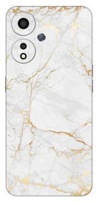 Vcare GadGets A59 (5G) Mobile Skin(Gold & Light Blue White)