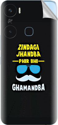 Snooky Infinix Hot 12 Pro Mobile Skin(Black)