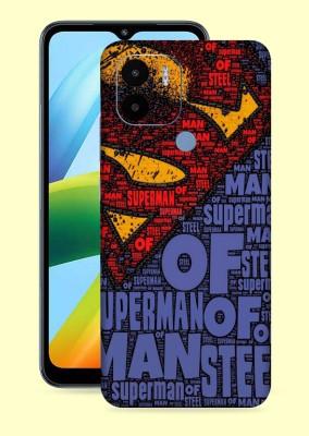 WeCre8 Skin's Xiaomi Poco C50 Mobile Skin(Superman Typography Multicolor Mobile Skin)