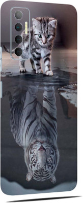 TJ CREATION Tecno Camon 17P Mobile Skin(Ultra Super lion shadow Skin With High Matte Finish.)