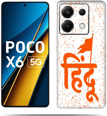 LAMHA Poco X6 5G.. Mobile Skin(Ultra Super Multicolor Skin With HiighQuality Matte Finish.)