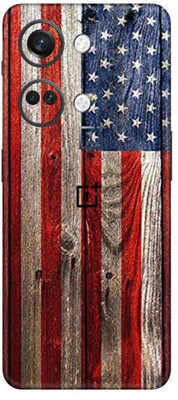 Vcare GadGets One Plus Nord 3 5G Red White Stars Blue L.jpg Mobile Skin(Multicolor)
