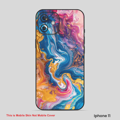 VYBE The Smart Choice iPhone 11 ART Mobile Skin(Multi color SKI 30)