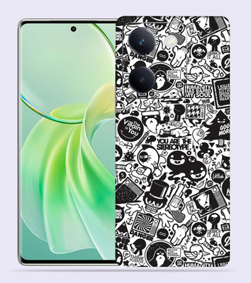 OggyBaba Vivo Y200 Pro 5G, Premium Skins Mobile Skin(Doodle Art)