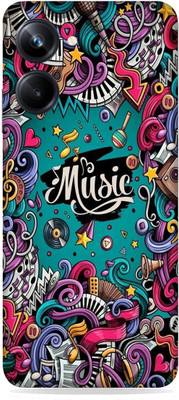 SkinoMania Realme 10 pro (5G) Mobile Skin(Multicolor Music)