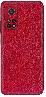 Vcare GadGets Mi 10 T 5G Mobile Skin(Leather Red)