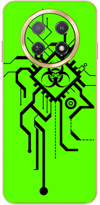 FCS Huawei nova Y91 Printed Back skin Mobile Skin(Green Tato)
