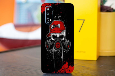 AsSkin Realme 7, real me 7 Mobile Skin(Ultra Super Skull Mask Wallpaper Skin With High Gloss Finish).)