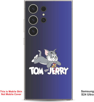 VYBE The Smart Choice Samsung S24 Ultra Tom & Jerry Embossed Mobile Skin(Mulled Wine 15)