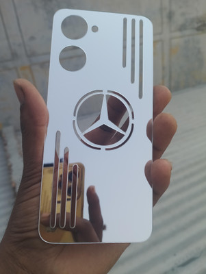 MOKPLZ IQOO Z9 LITE 5G SILVER MIRROR BACK PANNEL Mobile Skin(Silver)