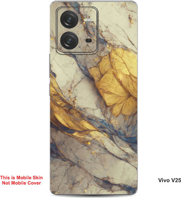 VYBE The Smart Choice Vivo V25 Abstract Embossed Mobile Skin(Vanilla 4)