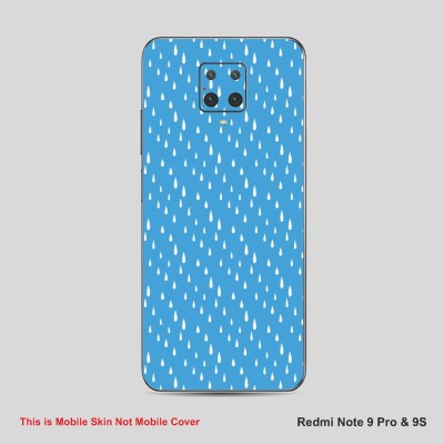 VYBE The Smart Choice Redmi Note 9 Pro & 9S Pattern Mobile Skin Mobile Skin(Multi Colour AB22)