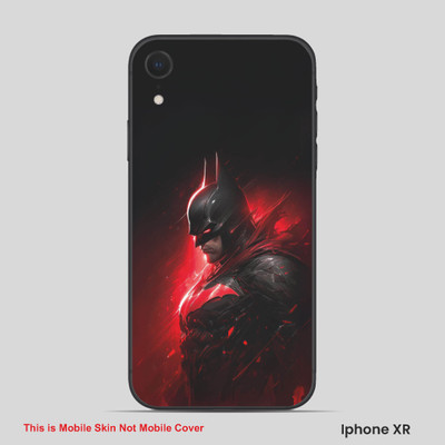 VYBE The Smart Choice iPhone XR Super Hero Mobile Skin(Red Brown 1)