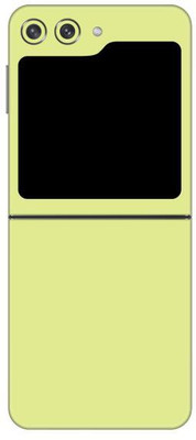 Vcare GadGets Samsung Galaxy Z Flip5 5G Mobile Skin(Cream)