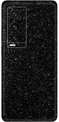 Vcare GadGets Vivo X60 Pro Plus Mobile Skin(Glitter Black)