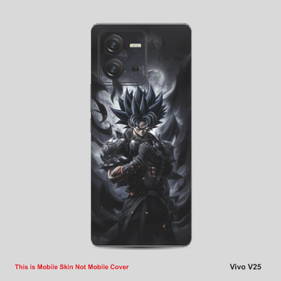 VYBE The Smart Choice Vivo V25 Goku Mobile Skin Mobile Skin(Bright Grey 07)