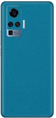 Vcare GadGets Vivo X50 Pro Mobile Skin(Glitter Blue)