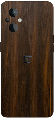 BUGGU OnePlus Nord N20 5G Mobile Skin(Ultra Super Mahogany Wood Skin With High Matte Finish.)