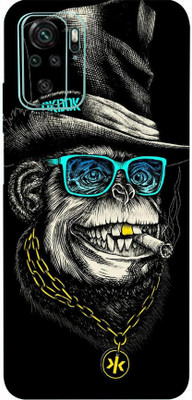 TJ CREATION Redmi Note 10s Mobile Skin(Ultra Super Smart And Crazy Monkey Skin With High Matte Finish., Mobile Skin (Back+Side+Camera))