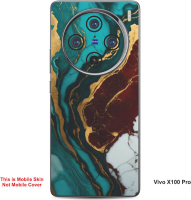 VYBE The Smart Choice Vivo X100 Pro Abstract Embossed Mobile Skin(English Walnut 19)