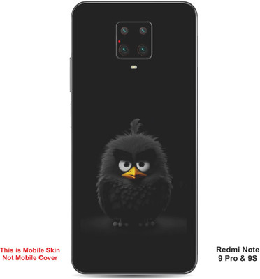 VYBE The Smart Choice Redmi Note 9 Pro Angry Bird Embossed Mobile Skin(Iridium A1)